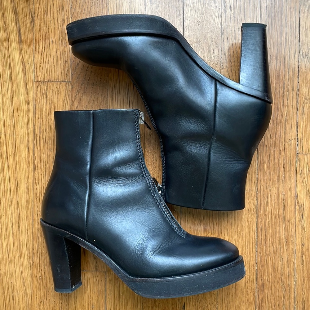 Acne Studios Top Zip Platform Boot